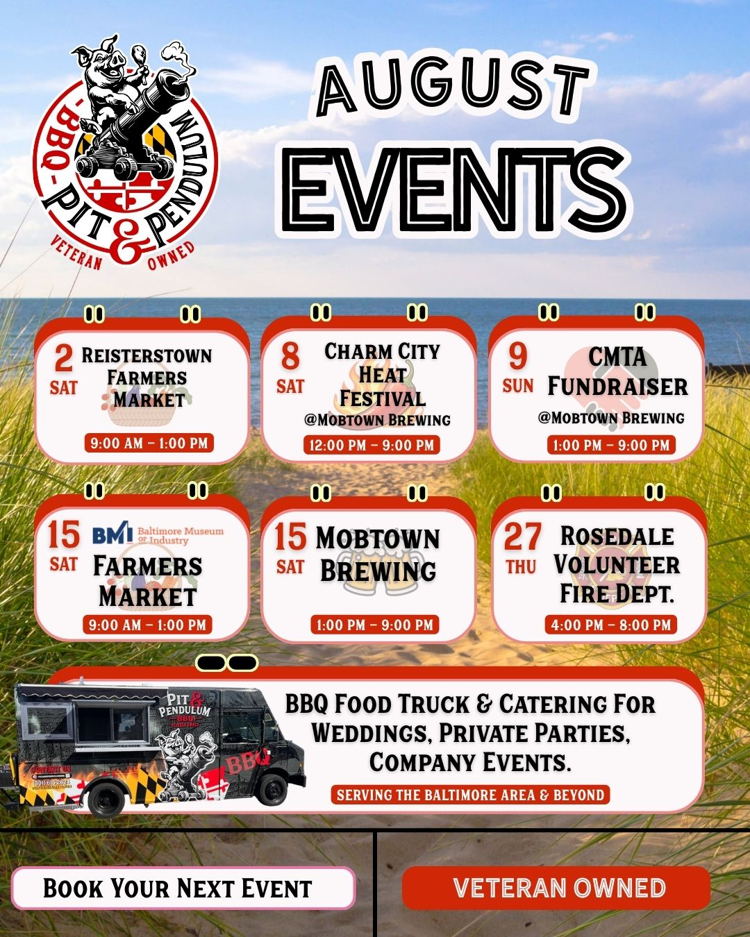 All Around August Events